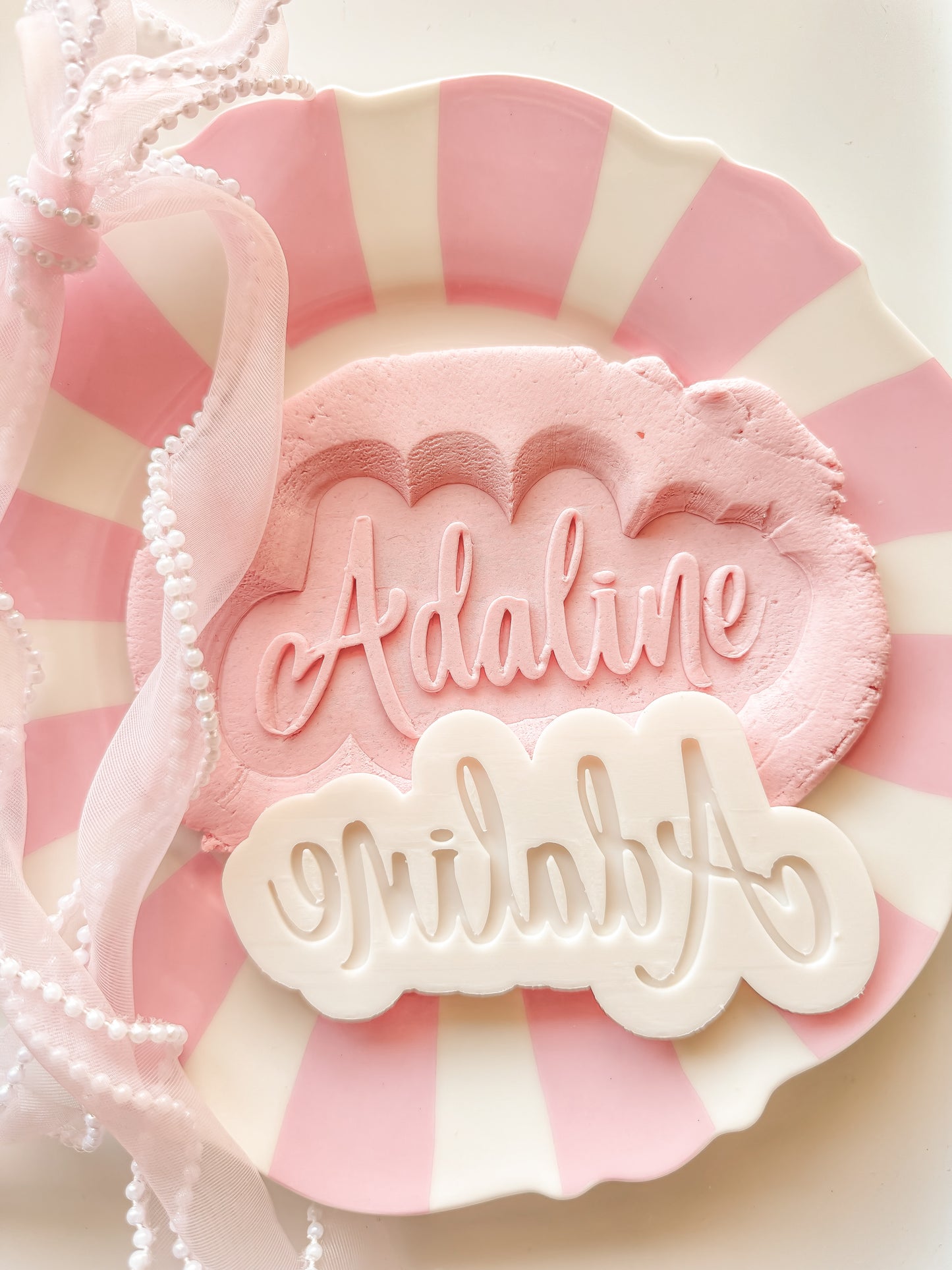 Custom Curl Font Name Set - Debosser and Cutter