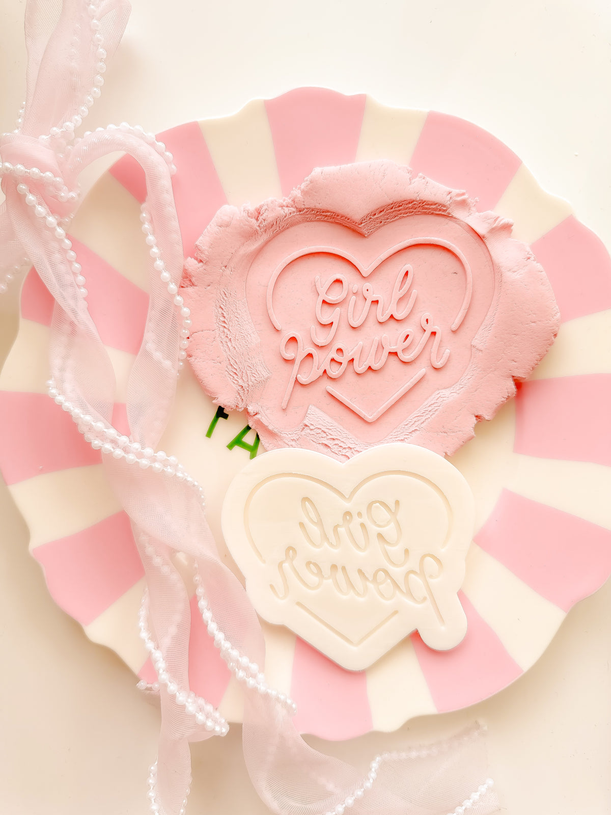 Girl Power Heart - Debosser and Cutter