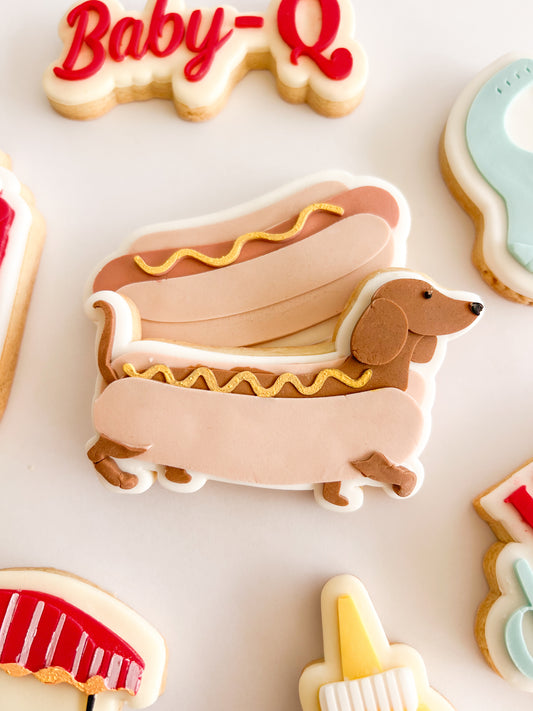 Dachshund Hotdog  - Debosser and Cutter