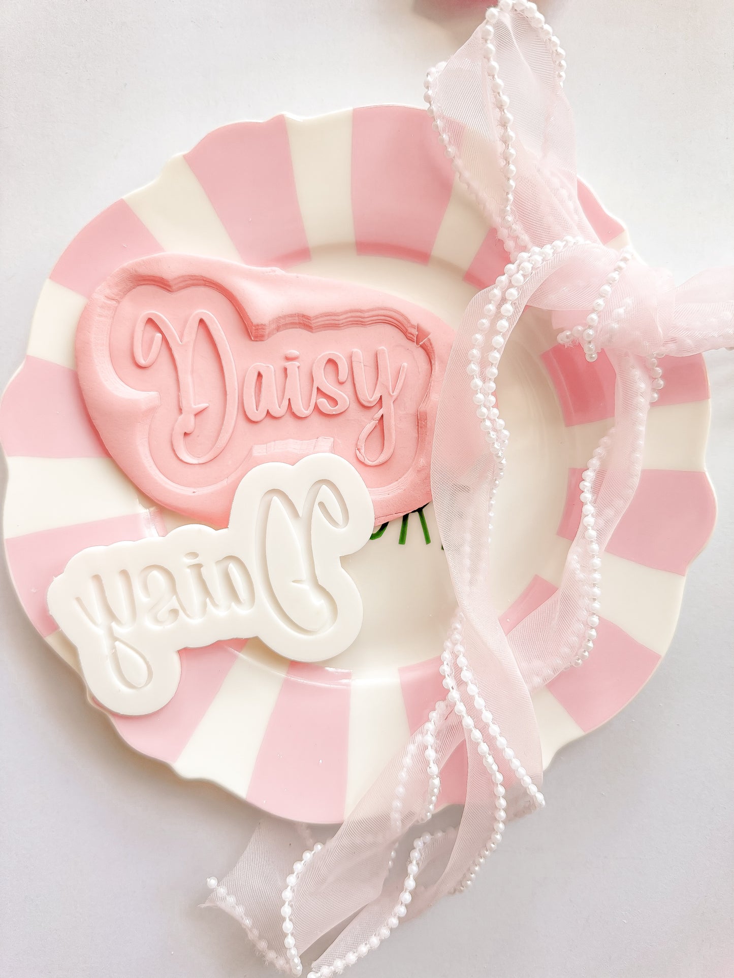 Custom Curl Font Name Set  - Debosser and Cutter