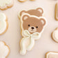 Teddy with bow - Debosser and Cutter