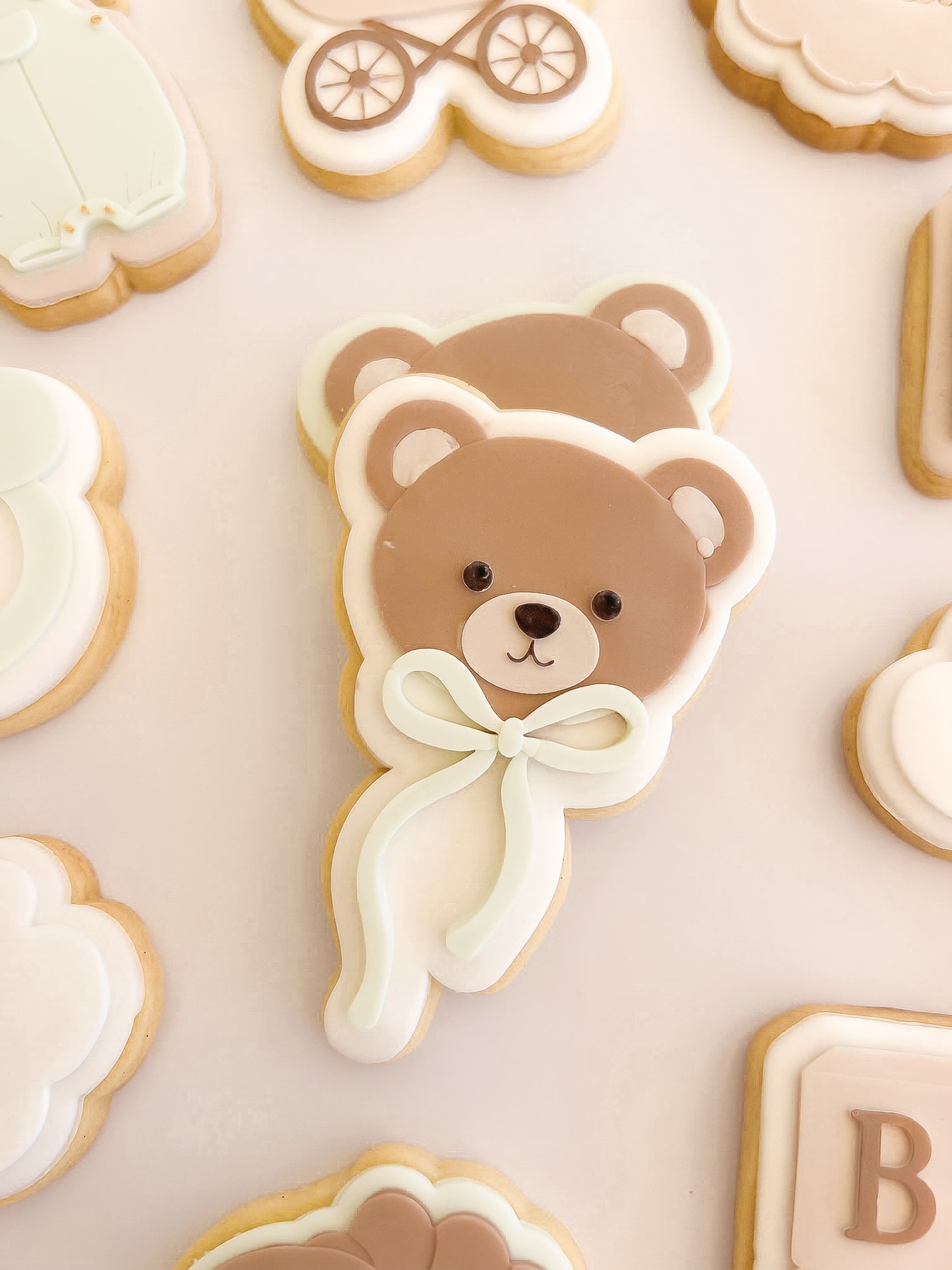 Teddy with bow - Debosser and Cutter