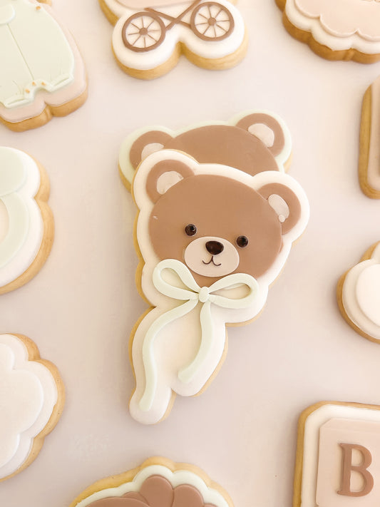 Teddy with bow - Debosser and Cutter