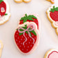 Strawberry with bow - Debosser and Cutter
