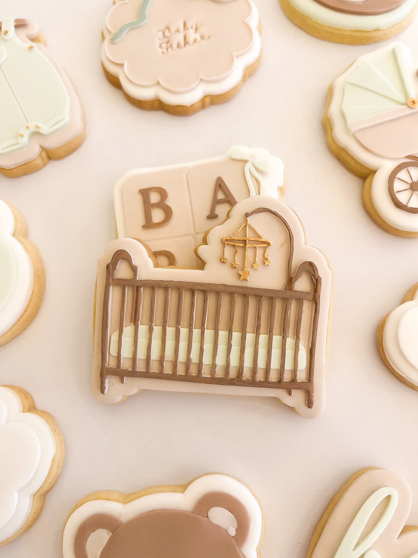Baby cot with mobile - Debosser and Cutter