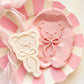Teddy with bow - Debosser and Cutter