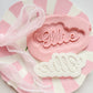 Curly Font Custom Name Set - Debosser and Cutter