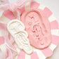 Candy Cane with bow - Debosser and Cutter