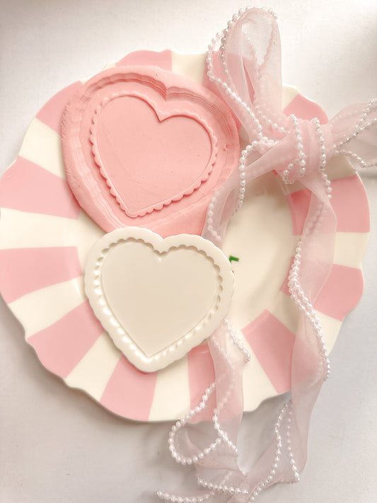 Scallop heart blank - Debosser and Cutter