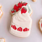 Strawberry French Tart - Debosser and Cutter