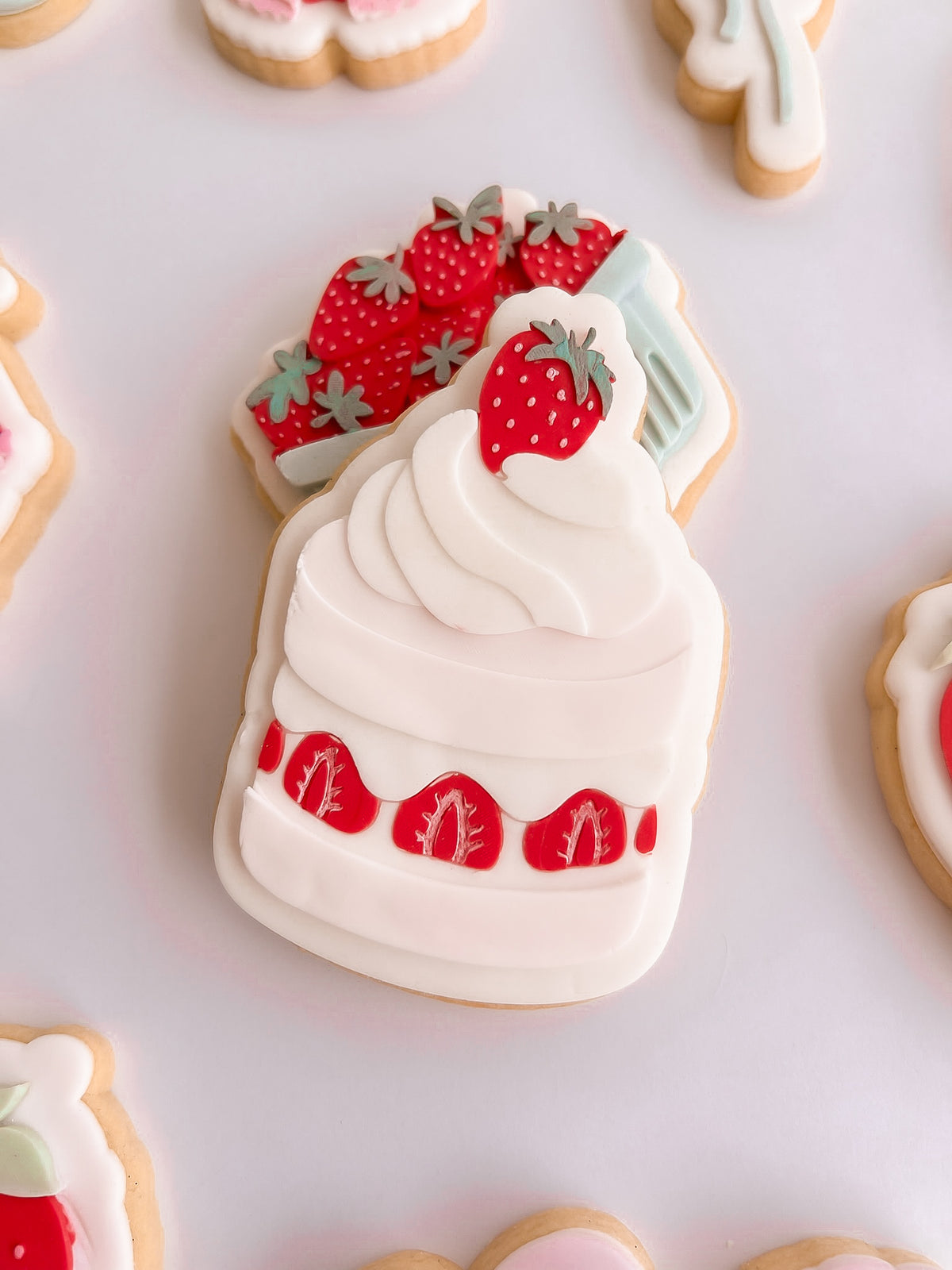 Strawberry French Tart - Debosser and Cutter