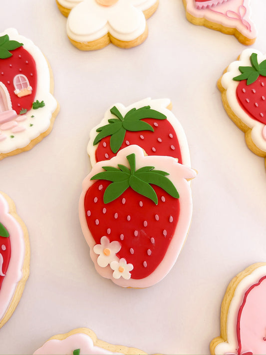 Strawberry with Daisies - Debosser and Cutter