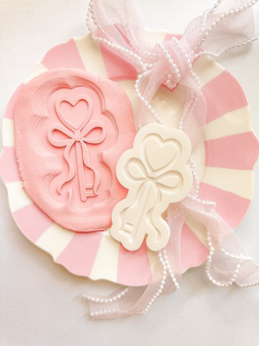 Heart key with bow - Debosser and Cutter