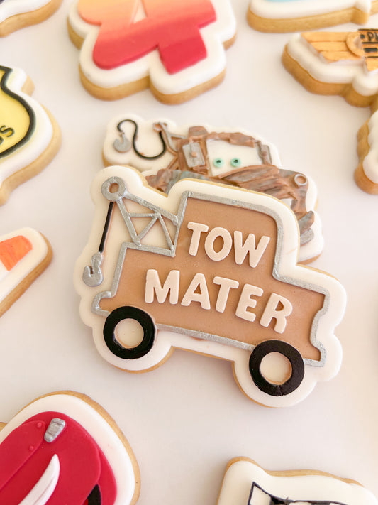 Tow Mater Logo Cars - Debosser and Cutter