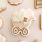 Pram with Teddy - Debosser and Cutter