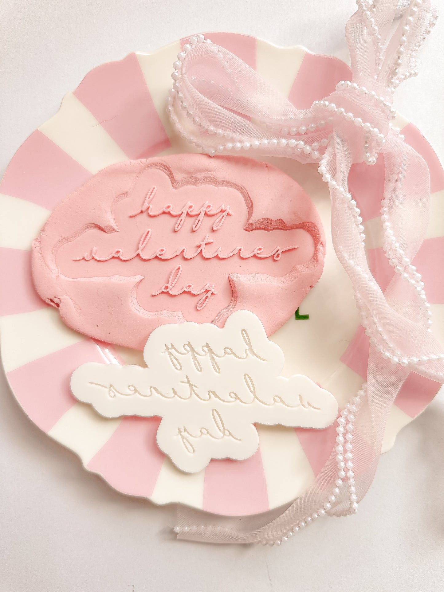 Happy Valentines Day font  - Debosser and Cutter