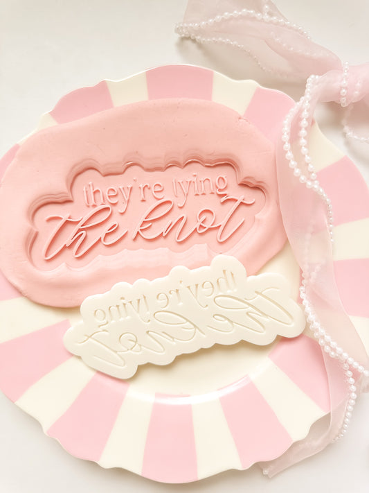 They're tying the knot - Debosser and Cutter
