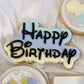 Happy Birthday D Font - Debosser and Cutter