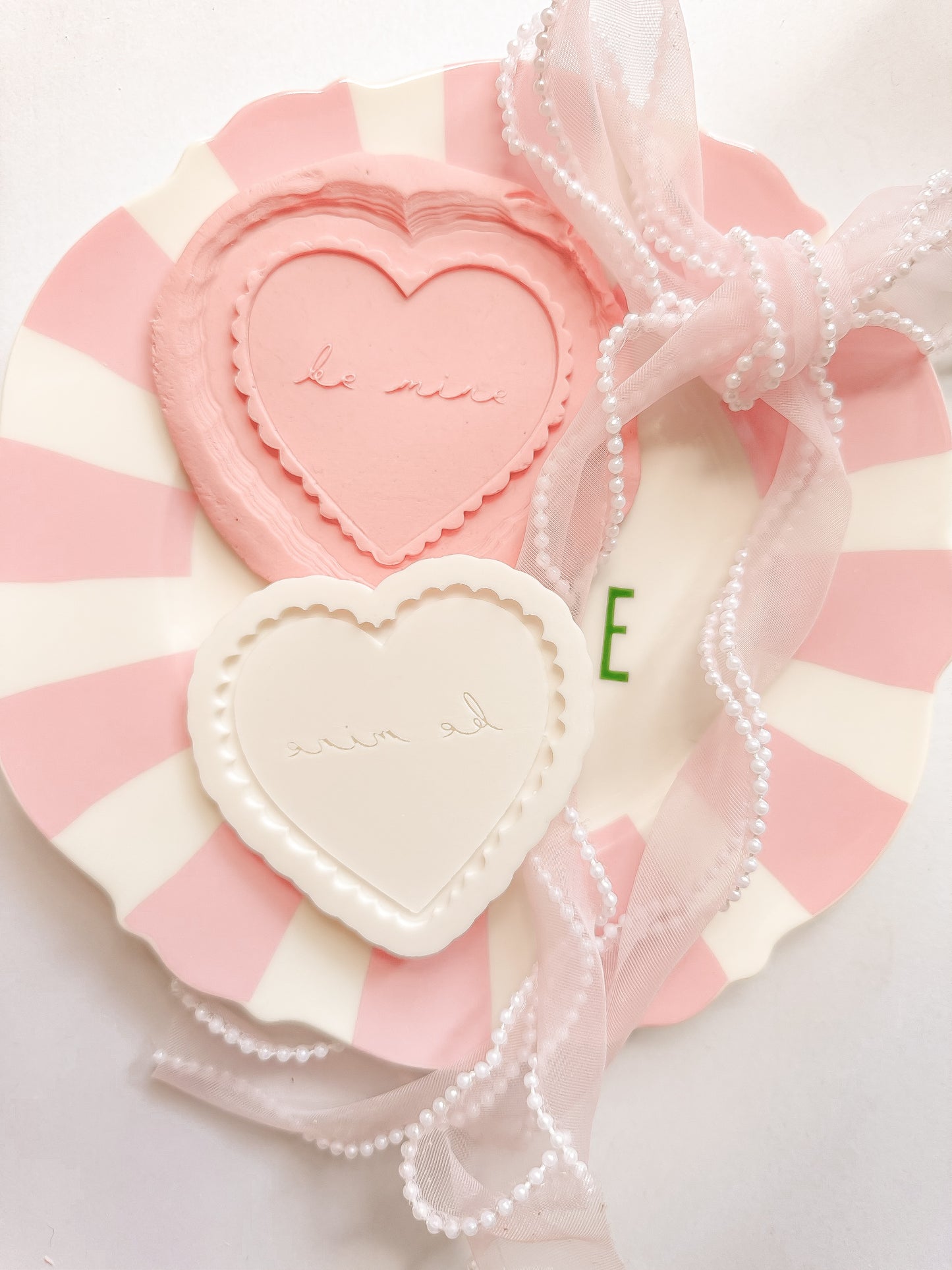 Be mine scallop heart  - Debosser and Cutter