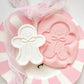 Gingerbread with bow - Debosser and Cutter