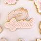 Script Font Custom Name Set - Debosser and Cutter