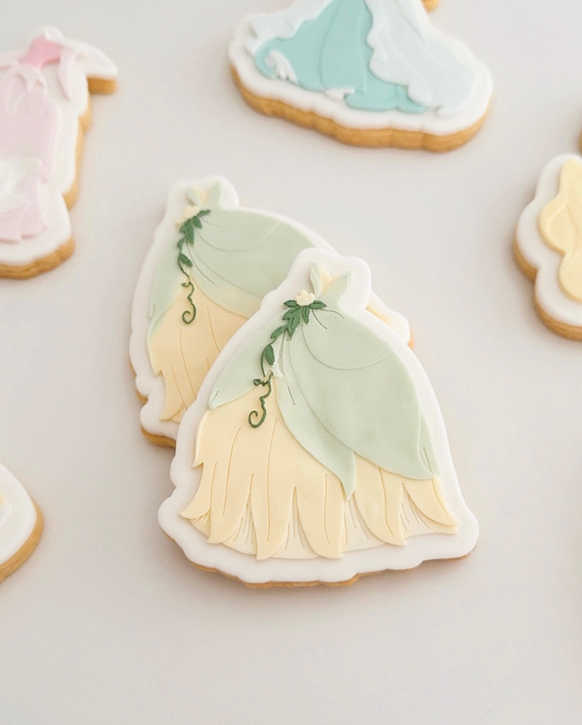 Princess Dress Tiana - Debosser and Cutter