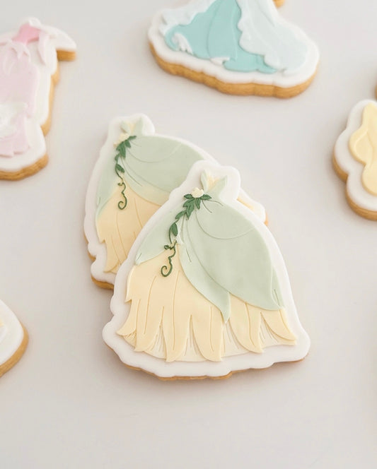 Princess Dress Tiana - Debosser and Cutter