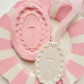 1 - 10 Scalloped Number Plaques - Debossers and Cutter Set