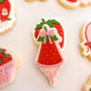 Strawberry Party Hat - Debosser and Cutter