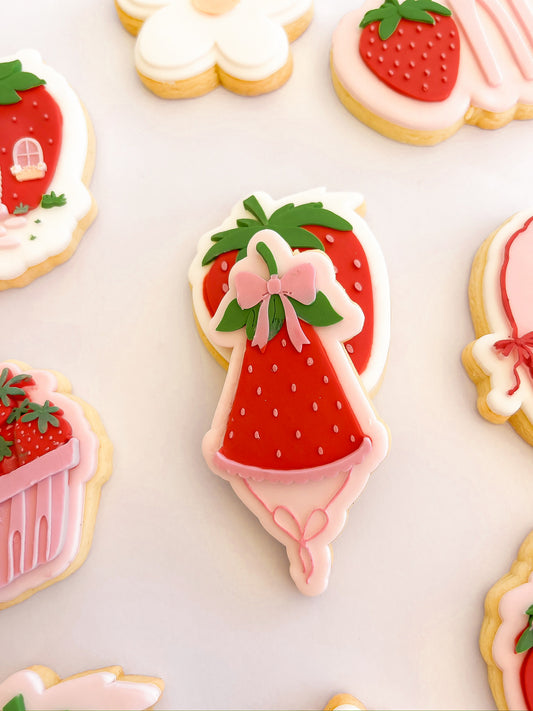 Strawberry Party Hat - Debosser and Cutter