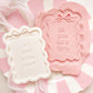 Eat Drink And be Merry bow border - Debosser and Cutter