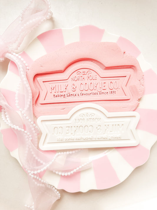 North Pole Cookie Co Sign - Debosser and Cutter