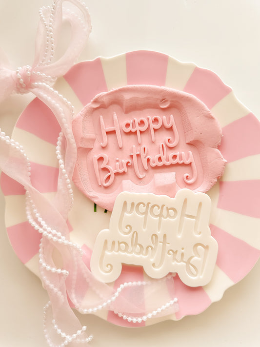 Happy Birthday - Debosser and Cutter