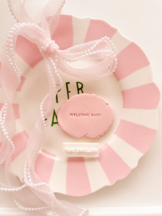 Welcome Baby  - Embosser