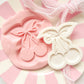 Cherries with bow - Debosser and Cutter