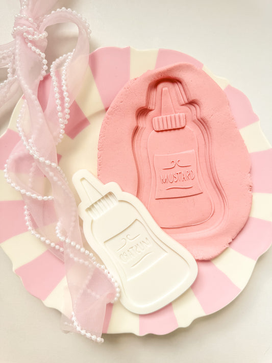 Mustard Sauce Bottle - Debosser and Cutter